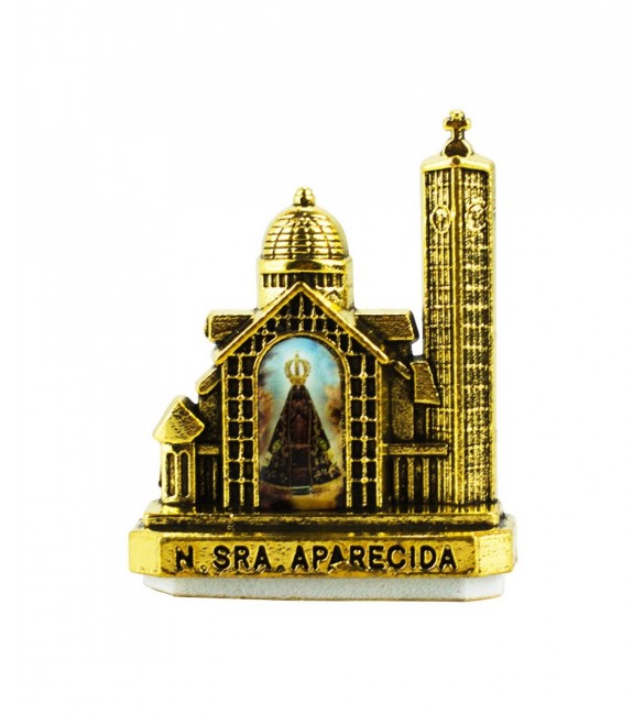 Catedral Basílica de N.S. Aparecida Dourado Uso Carro 4.5cm